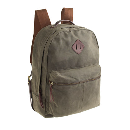 Suede backpack